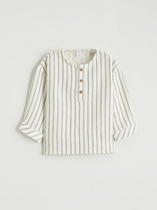 ?izgili Erkek Bebek G?mlek ve Pantolon