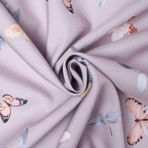 Шторы для кухни с подхватами Этель Butterflies, 145×180 см, комплект - 2 шт.