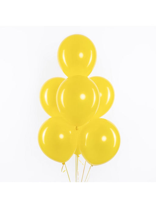 Воздушные шары латексные 12" «Жёлтый», 100 шт.