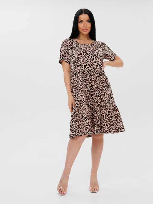 837 ПЛАТЬЕ (Леопард) - А-дина фото 2