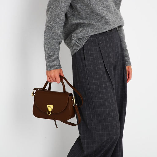 Сумка-мессенджер на клапане, цвет коричневый - Simaland фото 9