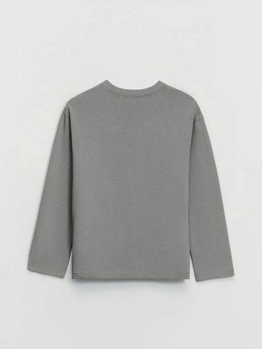 Базовый лонгслив из хлопка / Zarina  фото 2