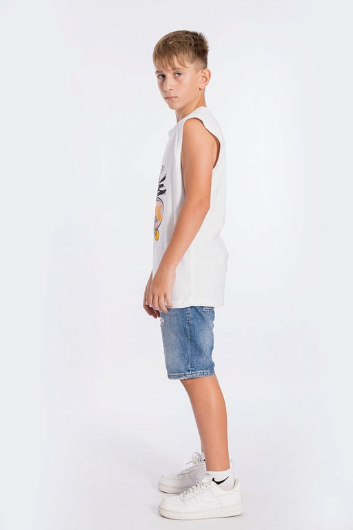 Майка М223055Па Белый - Елена фото 2