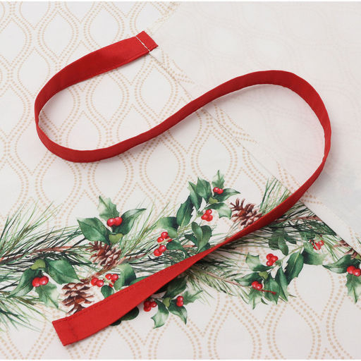 Фартук Этель Christmas wreath, 60?70 см, 100% хлопок, саржа 190 г/м?