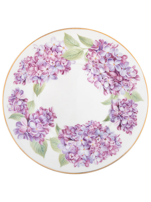 Чайная пара 2 пр. 250 мл 12,5*9,5*7 см "Сирень" фарфор NEW BONE CHINA