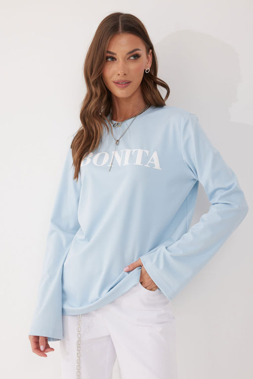 Джемпер LYUSHe 4058 голубой фото 3