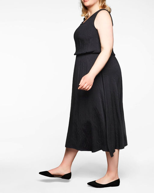 Платье с кардиганом, черное - Sheego фото 5