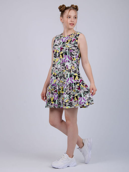 Сарафан "ПлД-57" абстракция, трикотаж (М)