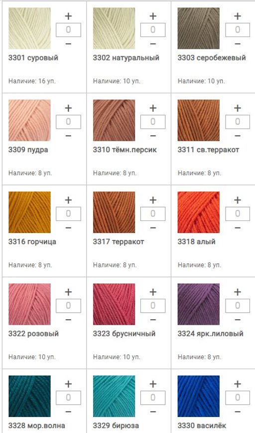 Цена за 5 мотков пряжи WOOL 115