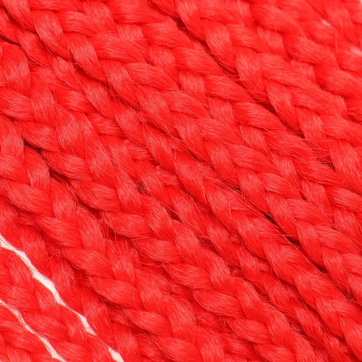 SIM-BRAIDS Афрокосы, 60 см, 18 прядей (CE), цвет красный(#RED) - Queen fair фото 2
