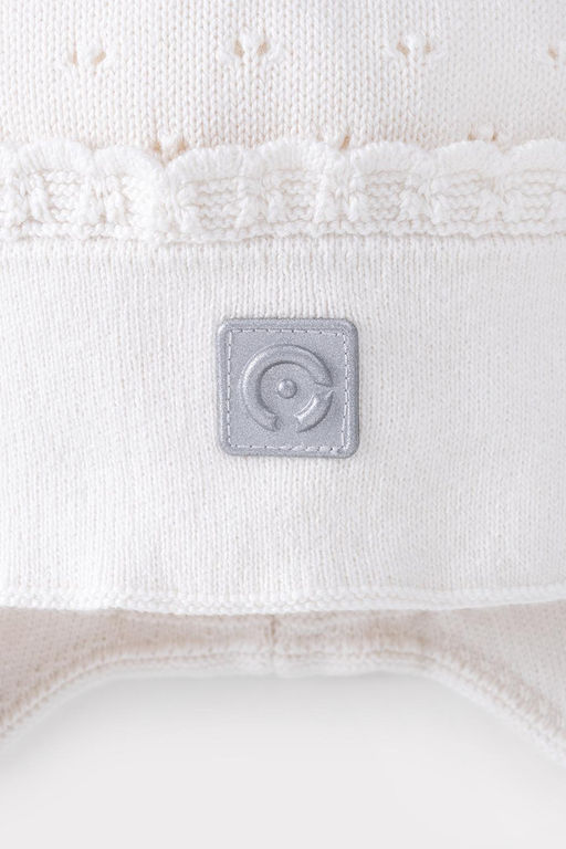 Crockid _ КВ 20343/х/светло-молочный шапка для дев