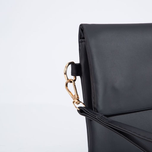 Сумка-клатч на магнитах, ремешок на запястье, цвет чёрный - Simaland фото 4