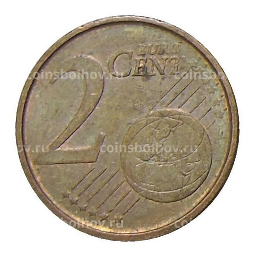 Монета 2 евроцента 2000 года Испания
