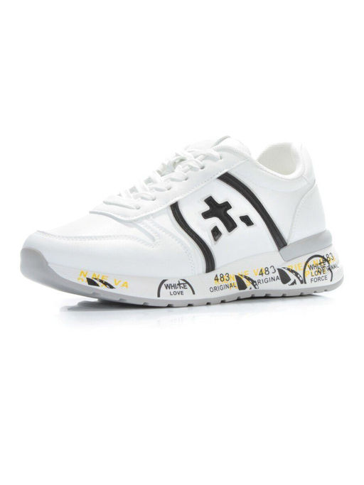 05-6026-81 WHITE Кроссовки женские (искусственные материалы) - No name фото 6