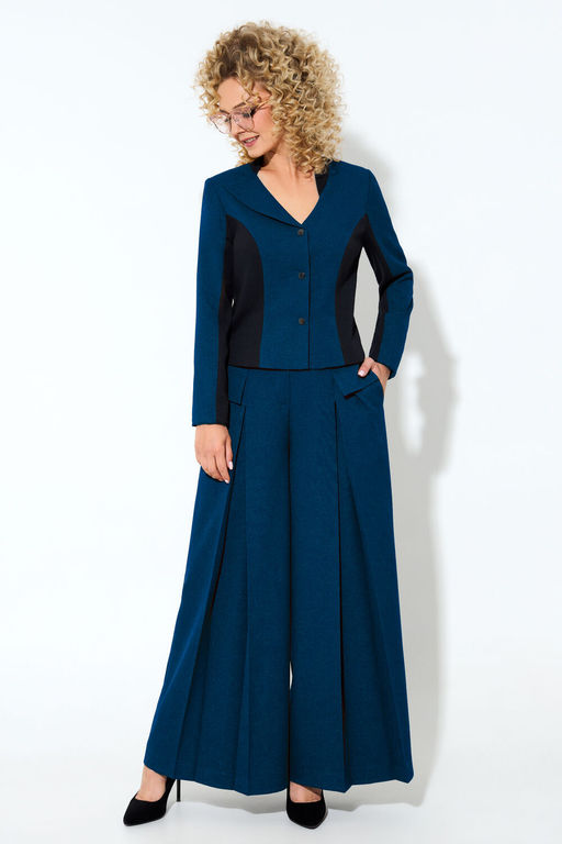 Костюм Euro Moda 642 синий