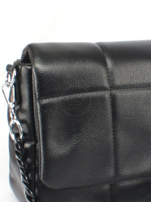 Сумка женская искусственная кожа FR-3728-L, 1отд, плечевой ремень, черный SALE 258367 - Adelia фото 8