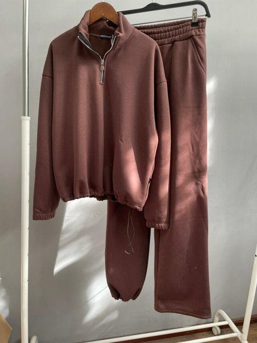 С НАЧЁСОМ костюм-трансформер с утяжками футер 3х нитка - Knitka wear фото 9