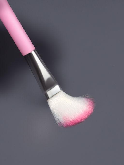 Цена за 2 шт. Набор кистей для макияжа COLOR POWER pink, 5 шт., розовый