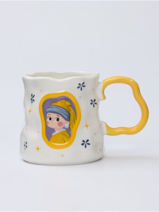 Кружка «Девушка с жемчужной серёжкой», 12.5×9×9.5 см