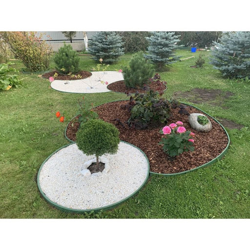 Лента бордюрная, 10 см×10 м, толщина 1 мм, пластиковая, коричневая, KANTA