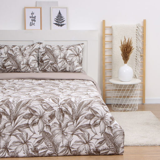 Постельное бельё 2-спальное LoveLife Tropics, жатка