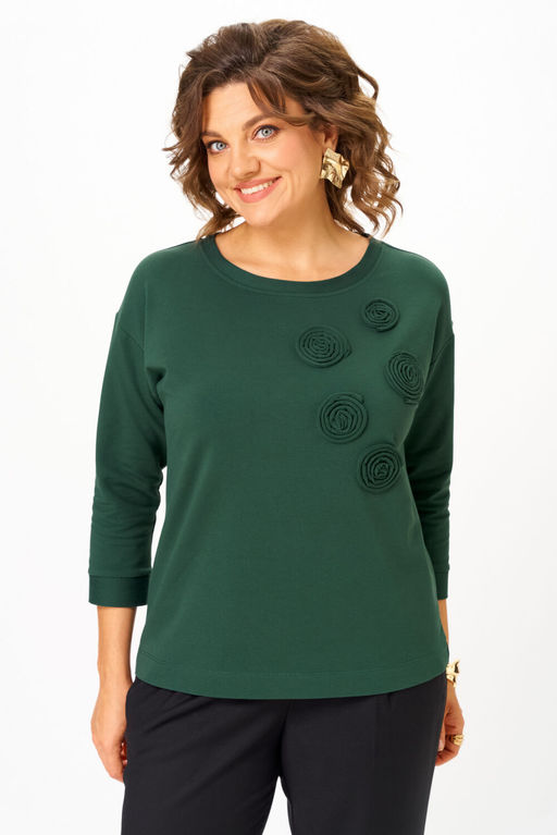 Джемпер Rumoda 2268 темно-зелёный