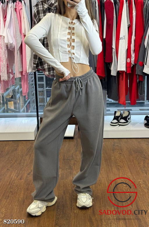 Спортивные штаны палаццо - Bruno фото 3