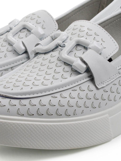 06-YC139-1 WHITE Туфли женские (натуральная кожа)