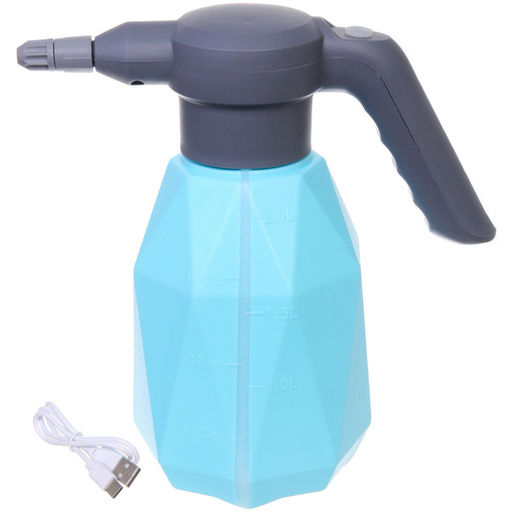 Опрыскиватель аккумуляторный 2л цвет голубой USB QW1A