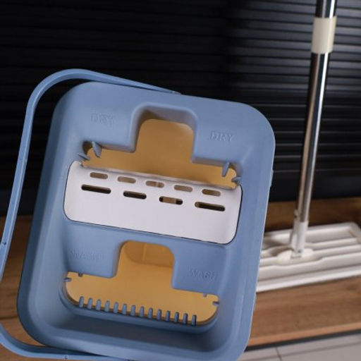 Ведро с вертикальным отжимом и шваброй Моп / S2-2 /уп 24/ бежевый - Галеонтрейд фото 5