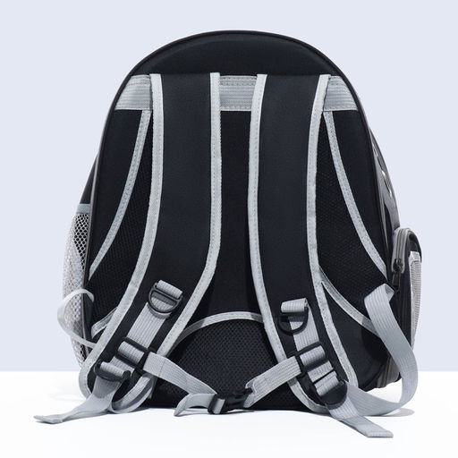 Прозрачный раскладывающийся рюкзак для животных, 32 х 84 х 44 см, черный - Пижон фото 4