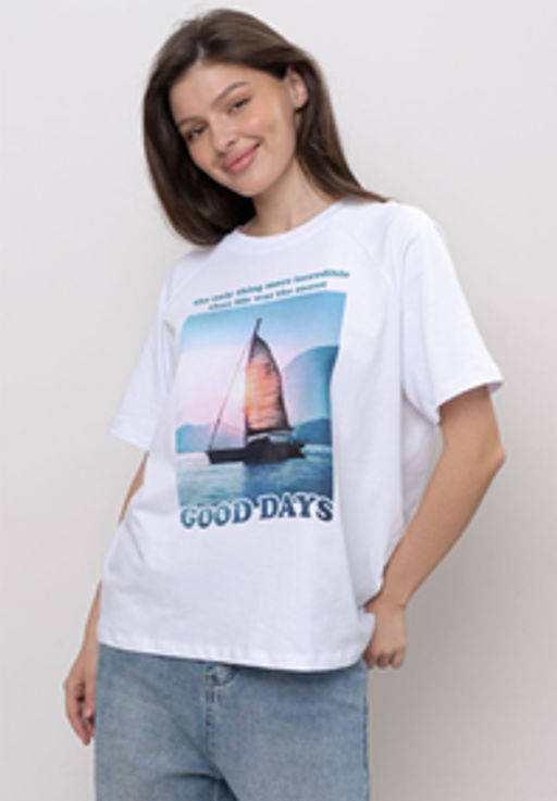 ФУТБОЛКА ЖЕНСКАЯ арт. 1900W-20322.2F-921.1331 - Almando melado фото 5