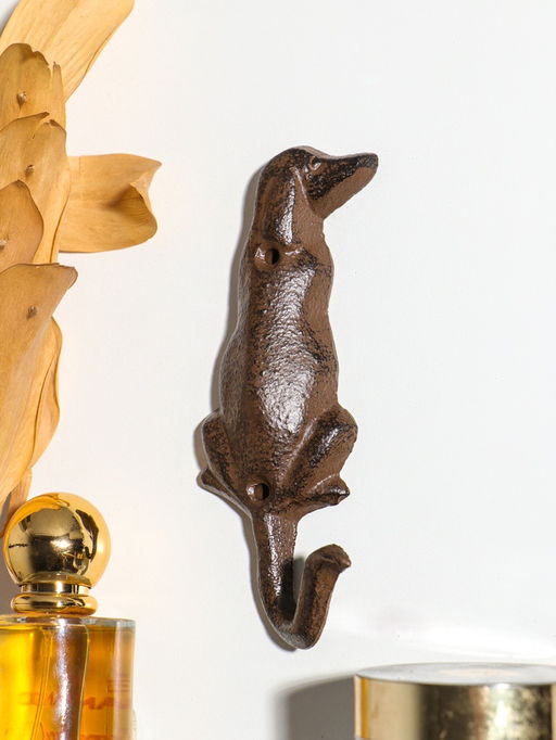 Крючок декоративный чугун "Охотничья собака" 4,8х13,5х3,5 см