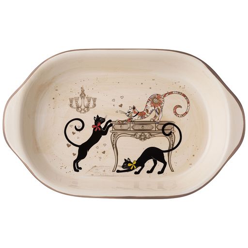 БЛЮДО AGNESS ПАРИЖСКИЕ КОТЫ 28*17,5*4,5 СМ