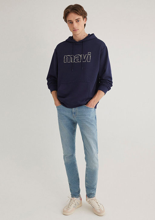 Mavi Logo Bask?l? Lacivert Sweatshirt фото 3
