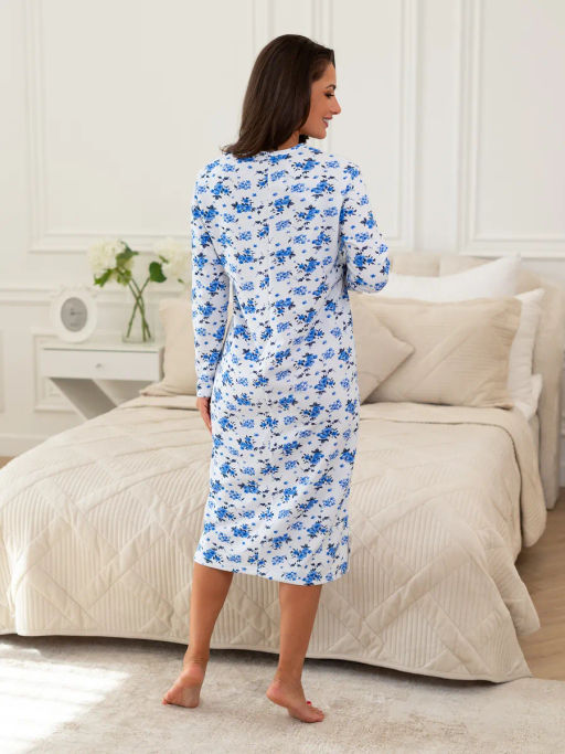 Сорочка женская Нина Голубой - Modamica фото 47