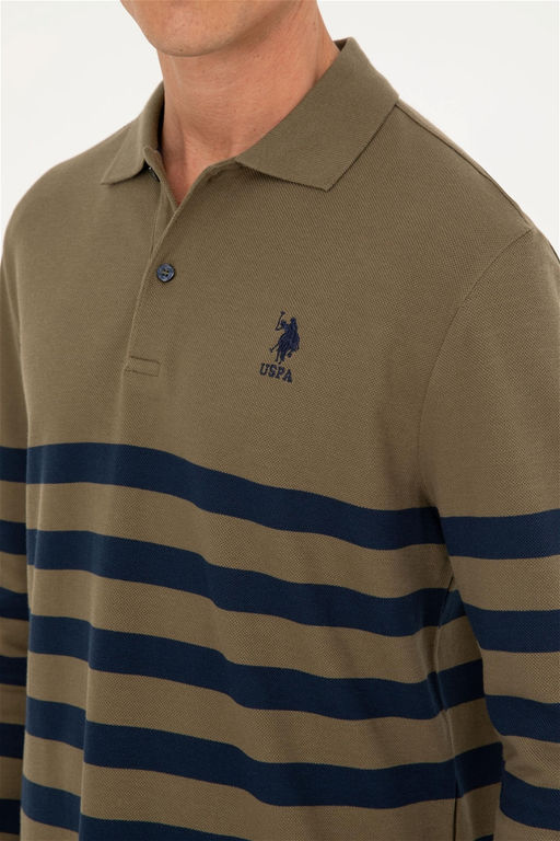 U. S. Polo Assn / Мужской свитшот цвета хаки - U.s. polo assn фото 7
