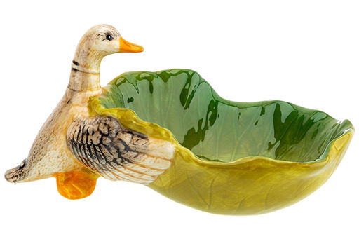 Блюдо сервировочное 200 мл 20,5*14*10 см "Уточка", керамика