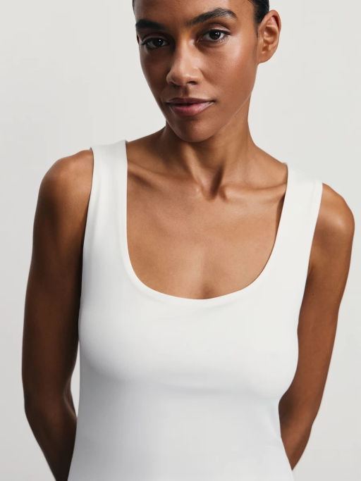 Базовый топ с широкими бретелями / Zarina  фото 6