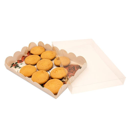 Цена за 5 шт. Коробка для печенья «С любовью», 22×15×3 см