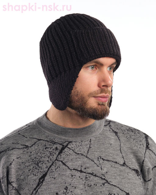 65432 Avella XXL Ушанка мужская флис (60-61)