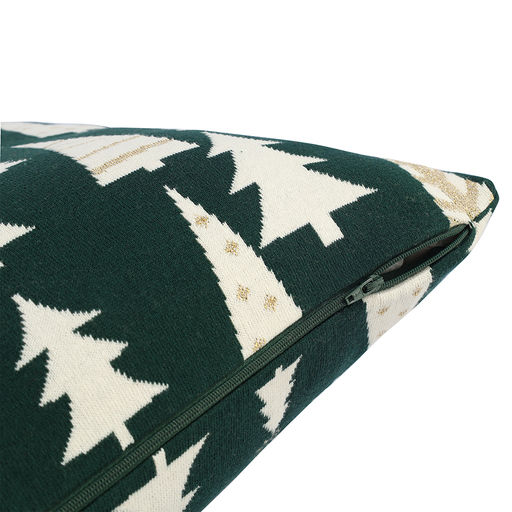 Подушка вязаная с новогодним рисунком Whitewood из коллекции New Year Essential, 45x45 см - Tkano фото 3