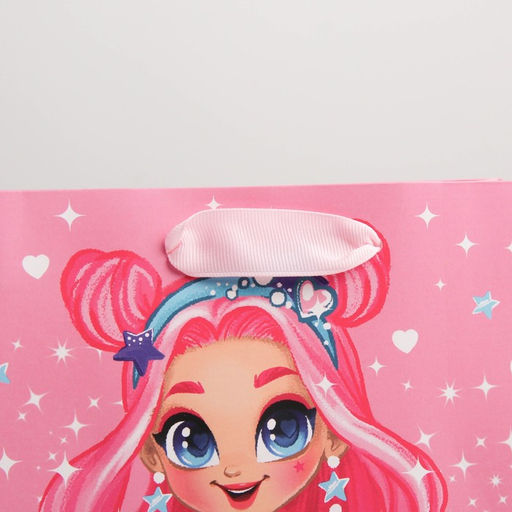 Цена за 2 шт. Пакет подарочный ламинированный, упаковка, «Милой принцессе», MS 18×23×10 см