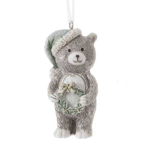 Изделие декоративное подвесное "Медвежонок", L3,5 W3,5 H7 см, 2в.