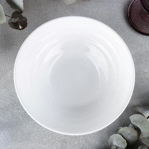 Салатник Wilmax, 780 мл, d=18.5 см, фарфор, белый