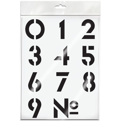 Трафарет ArtSpace "Цифры" 30*40см (ТЦ3040_45564) пластик