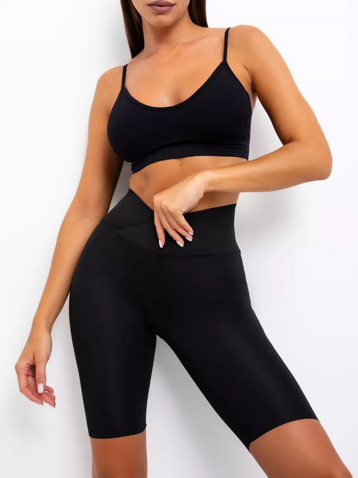 Велосипедки спортивные с утягивающим поясом - Sheldi фото 26