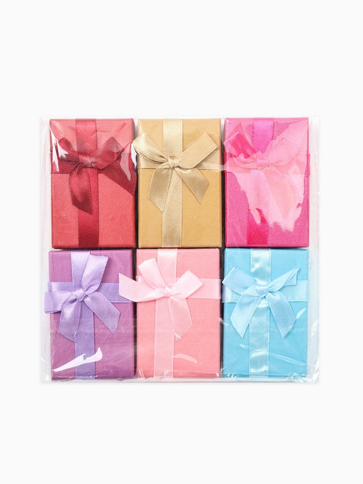 Набор коробочек подарочных 6 шт. под набор «Палетка», 5×8 см, (полезная часть 7.7×4.7 см), цвет МИКС