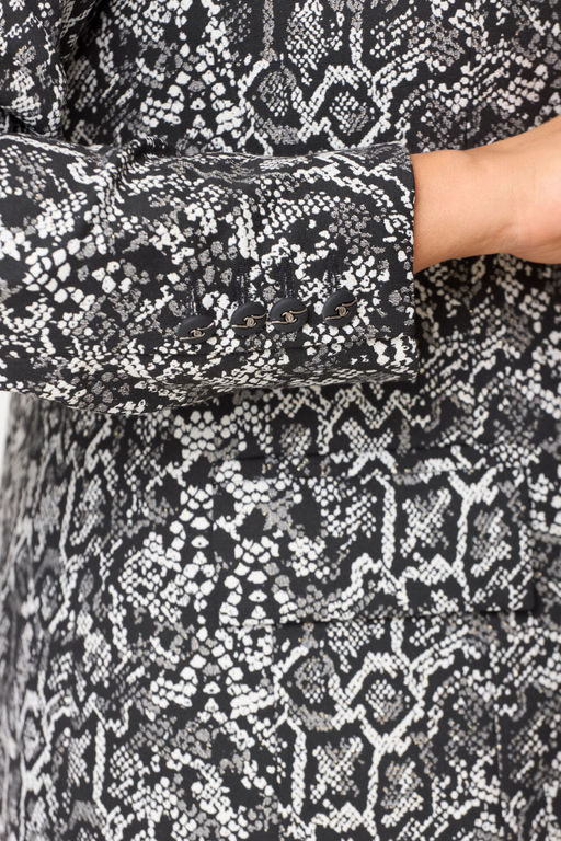 Костюм БелЭльСтиль 866/597 черный дизайн+черный однотон  фото 3