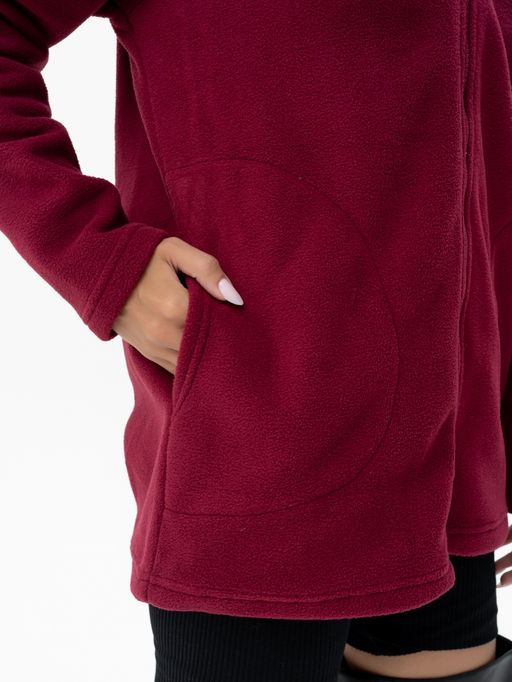 Толстовка флис.арт.673/1-9,бордовая - Binita фото 6